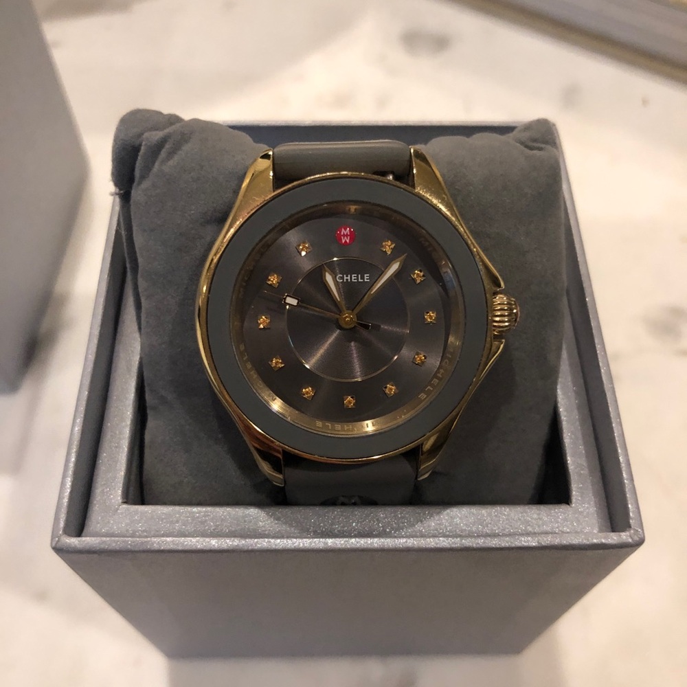 Michele cape watch grey/gold